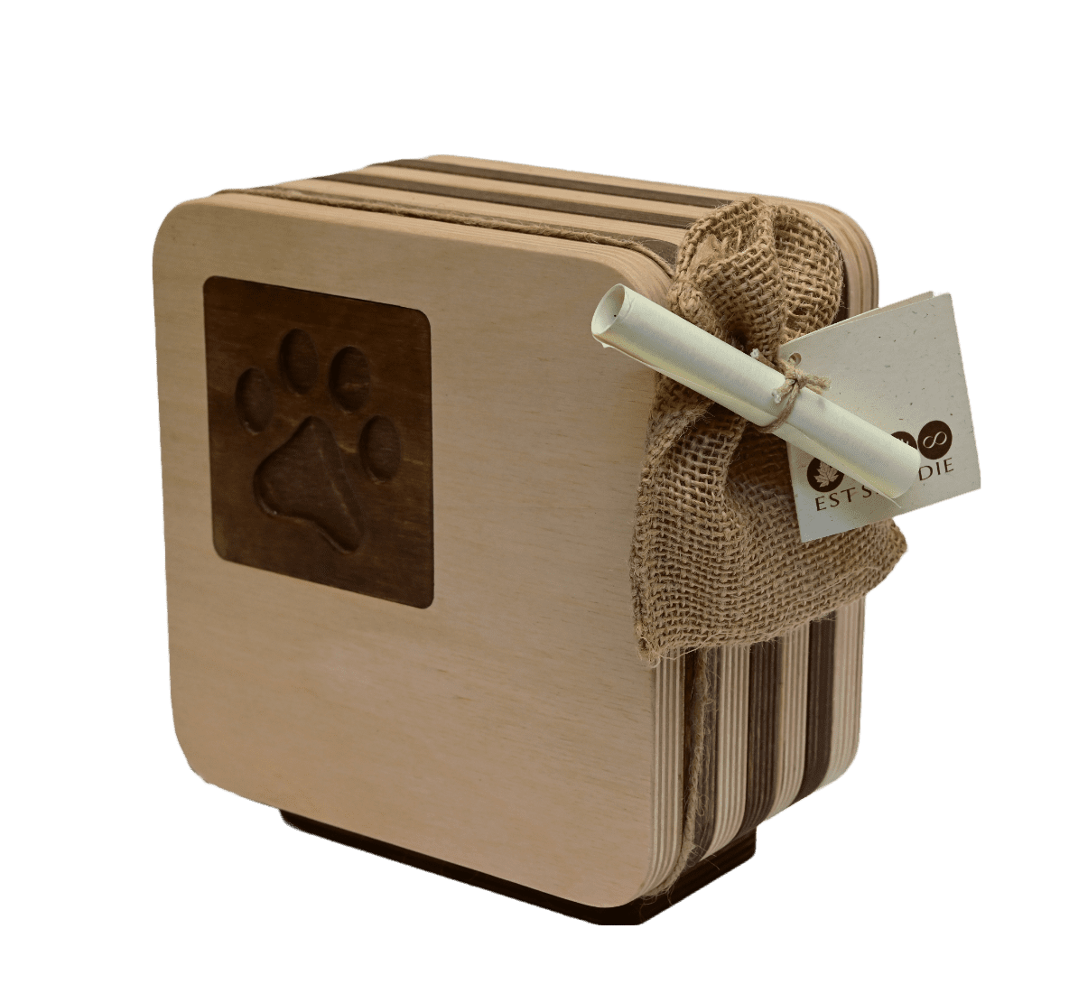 urna legno ceneri animali d'affezione